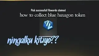 how to collect blue hexagon tokens ||freefire malayalam