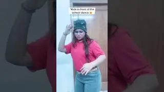 Kids in back of the school dance??😅 #shorts #relatable #funny #trending #shortsfeed #viralvideos