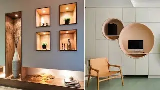 130 Best Wall Niche design ideas for modern home interior wall decoration | Modern wall niches