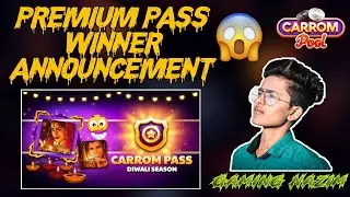Carrom pool / giveaway winner announcement premium pass / free premium pass/ Carrom Pool Nazim / 😳🙀