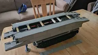 Fully-Functional RC Bridge-layer made of Lego. M104 Wolverine Blurp