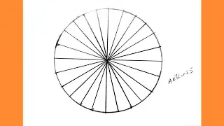 How To Draw Ashoka Chakra | Indian Flag Drawing | How to draw ashoka chakra step by step
