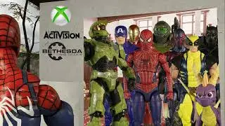 Xbox Owns All The Old Marvel Games! (Spider-Man Stop Motion Animation) #xbox #stopmotion #spiderman