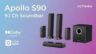 🔊Apollo S90  Ultra Soundbar | 9.1 Channel Lighting Surround Soundbar 🎶