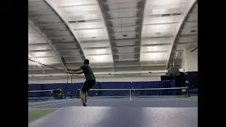 Indoor Groundstroke Rally Practice