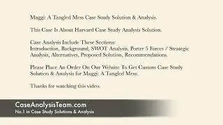 Maggi A Tangled Mess Case Study Solution & Analysis
