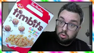 Tim Hortons Timbits Birthday Cake Cereal Review