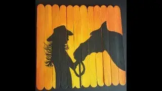 Painting on Ice cream/Ice lolly Sticks:DIY idea