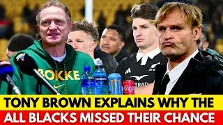 🚨TONY BROWN REVEALS THE TRUTH BEHIND HIS DECISION | SPRINGBOKS NEWS