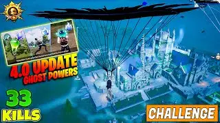 😱 OMG !! NEW 4.0 UPDATE IS HERE - NEW GHOST MODE & ALL GHOST SUPERPOWERS FULL GAMEPLAY IN BGMI