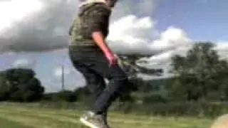 the legendary numpty nuts round bale runing ;)
