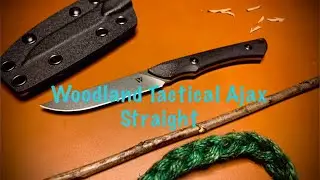Woodland Tactical Ajax Straight von Messer Maxx