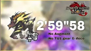 [MHR:SB] Furious Rajang Gunlance [No Augment] 2'59