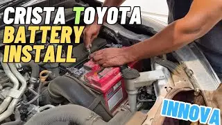 Toyota Innova Crysta Car Battery Installation, कोनसी बैटरी लगाती है कीमत कितनी  पता करो