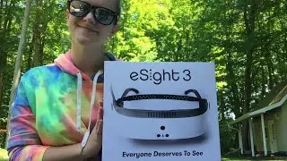 Trying eSight Glasses!