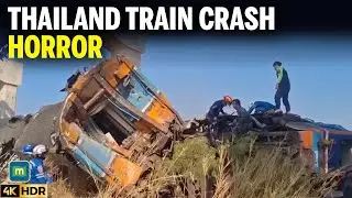Thailand Train Derailment: Crane Collapse on High-Speed Rail Kills 25, Dozens Injured