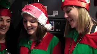 United Airlines Fantasy Flight takes kids to North Pole