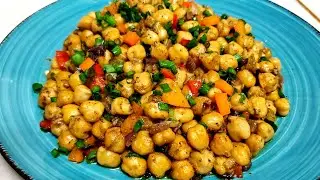 Excellent for dieting, Quick and easy delicious chick peas recipe, high in proteins