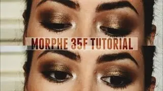 Antique Bronze Smokey Eye | Morphe 35F Palette Tutorial
