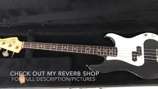 1980's Squier Japanese P-Bass, E Series