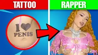 Guess The Rapper By Tattoos! (99.9% Fail!) | HARD Rap Quiz 2024