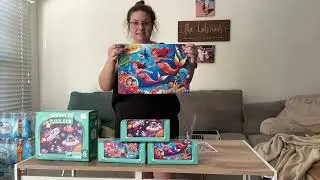 Space mermaid and magic forest jigsaw puzzles for kids