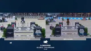LGCT 2018 - Shanghai - Comparison Cam - Ben Maher  Vs Gregory Wathelet