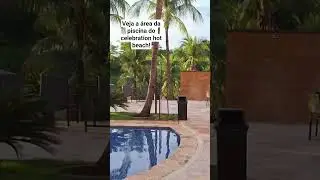 Veja um pouquinho da &aacute;rea da piscina do celebration hot beach!! #hotel #hotbeach #thermas #olimpia