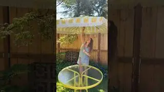 Outdoor table upcycle 🏖️ Now I just need chairs 😌 #diy