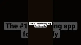 Best Shopify Marketing App 2022 #shorts