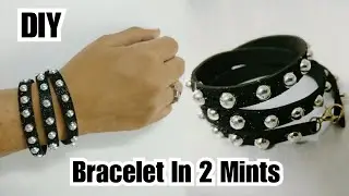 How To Make Foam Sheet Bracelet | No Sew | DIY Bracelet