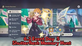 Capturing Memories in Teyvat 🕊️ | Shutterflash Memory Hunt DAY 5
