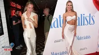 Kimberley Garner Stuns in Satin Look ✨💫 Who's the Mystery Man? 👀💑