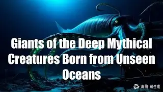 Giants of the Deep Mythical Creatures Born from Unseen Oceans