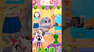 #vaggie Vs #angeldust #hazbinhotel #talkingangela #edit #viral #meme #shorts #cartoon #fyp #gameplay