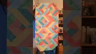 Create an Eye-Catching Geometrical Table Runner with Jelly Roll Strips