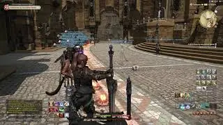 FF14 community gathering at Ul'dah in memory of Kentaro Miura