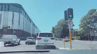 Going from Enmore to Mascot Area. Sydney Driving Fun.