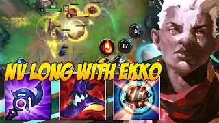 NV LONG EKKO GAMEPLAY IN CHINA SERVER | NV LONG PLAYS EKKO MID