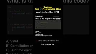 Day 19 |  Java to break into FAANG (copy me) #coding #shorts