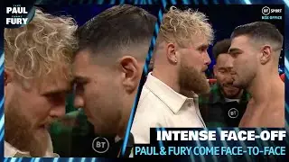EXPLOSIVE, INTENSE, CHAOTIC 🔥 Jake Paul and Tommy Fury Wild First Face-Off...BRING IT ON 👀 #PaulFury