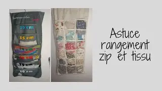 Comment ranger ses fermetures &eacute;clair et comment ranger ses chutes de tissu ?