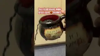 ☕️ Mug Magick✨ #potterhead #harrypotter #sentro #sentroknittingmachine #knitting #yarnlove