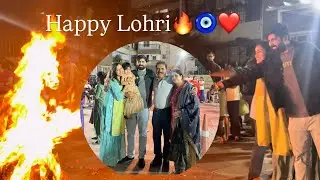 Lohri Celebrations with Family in Bengaluru | Bonfire, Food & Love 🔥❤️ #lohrivlog