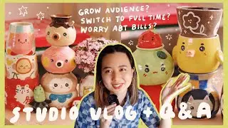 STUDIO VLOG + FULL TIME ARTIST Q&A ★ 3 YEARS OF WORKING AS A FULL TIME ARTIST!