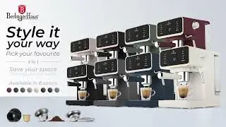 3 in 1 Digital Espresso Maker User Manual by Berlinger Haus