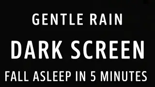 Ultimate Sleep Rain & Thunder Black Screen Audio