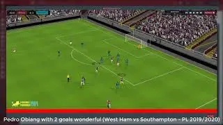 Pedro Obiang with 2 goals wonderful (West Ham 4-3 Southampton - Premier League 2019/2020)
