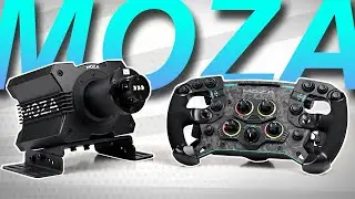 MOZA RACING R9 DIRECT DRIVE BASE + GS & RS WHEEL UNBOXING