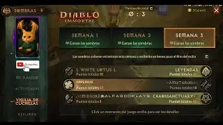 VIGILIA DE ESPADAS ► HAY NIVELES | CHAOS SANCTUARY vs MIDGARD (ATAQUE) [7vs8] | DIABLO IMMORTAL 👹🔥